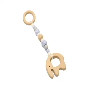 Play Gym Hanging Elephant - Pale Blue