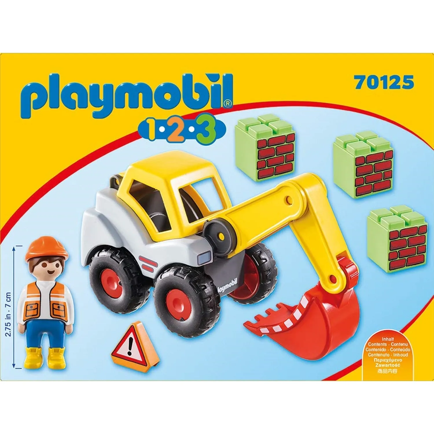 Playmobil 1-2-3 Shovel Excavator
