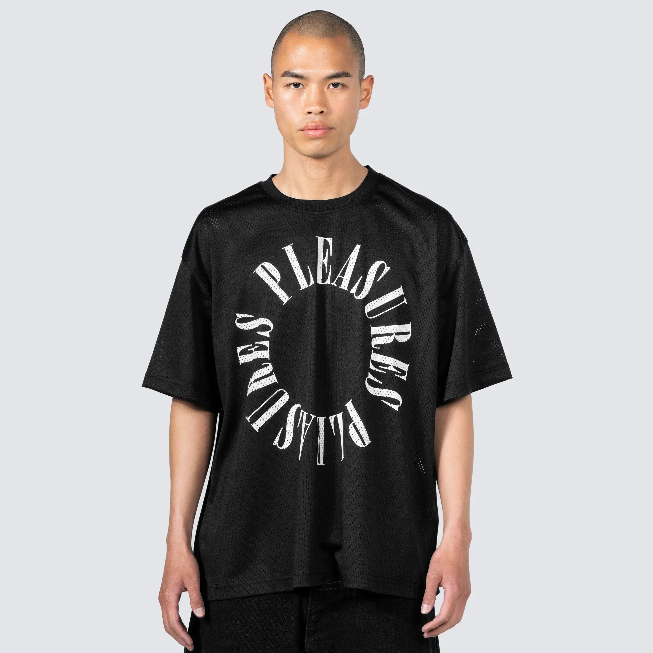 Pleasures Motive Mesh Shirt 'Black'