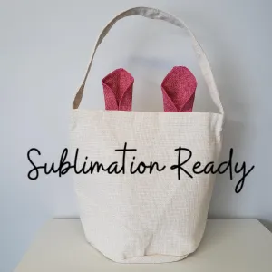 POLYESTER Easter Bunny BUCKET for SUB Pink