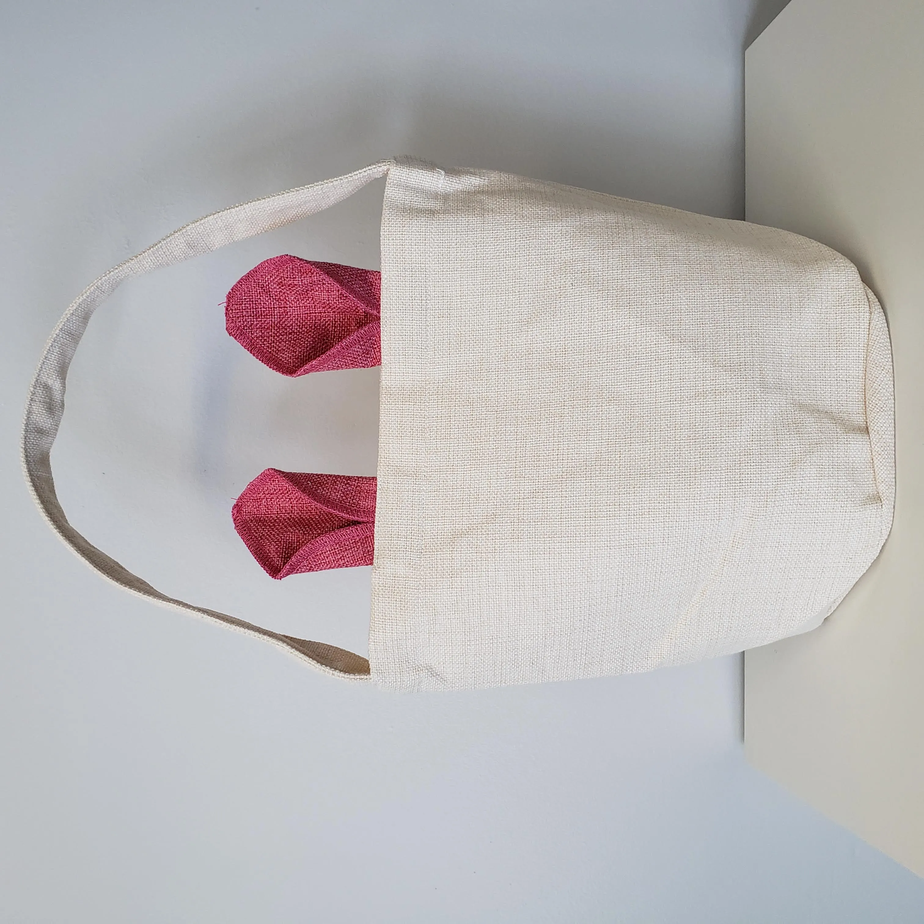 POLYESTER Easter Bunny BUCKET for SUB Pink