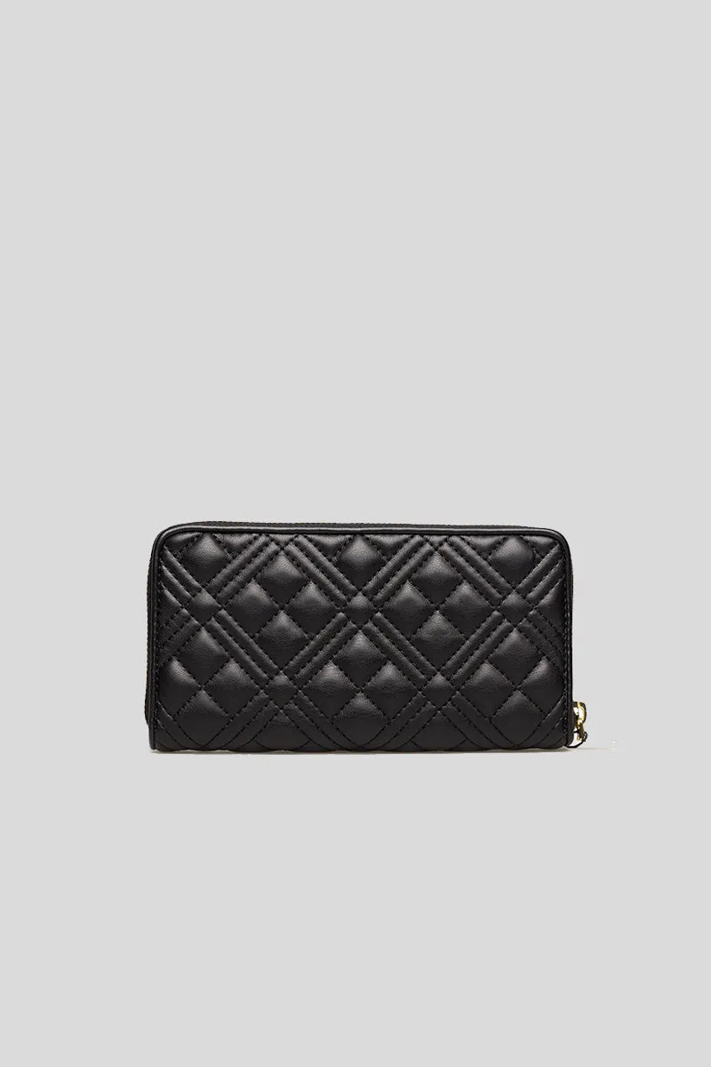 Portaf. Quilted Nappa Pu - Nero