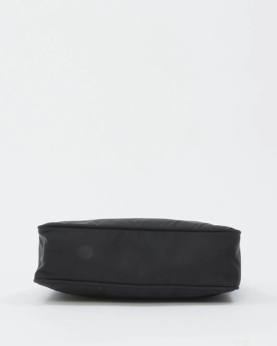 Prada Black Nylon Re-edition 2000 Mini Hobo Shoulder Bag