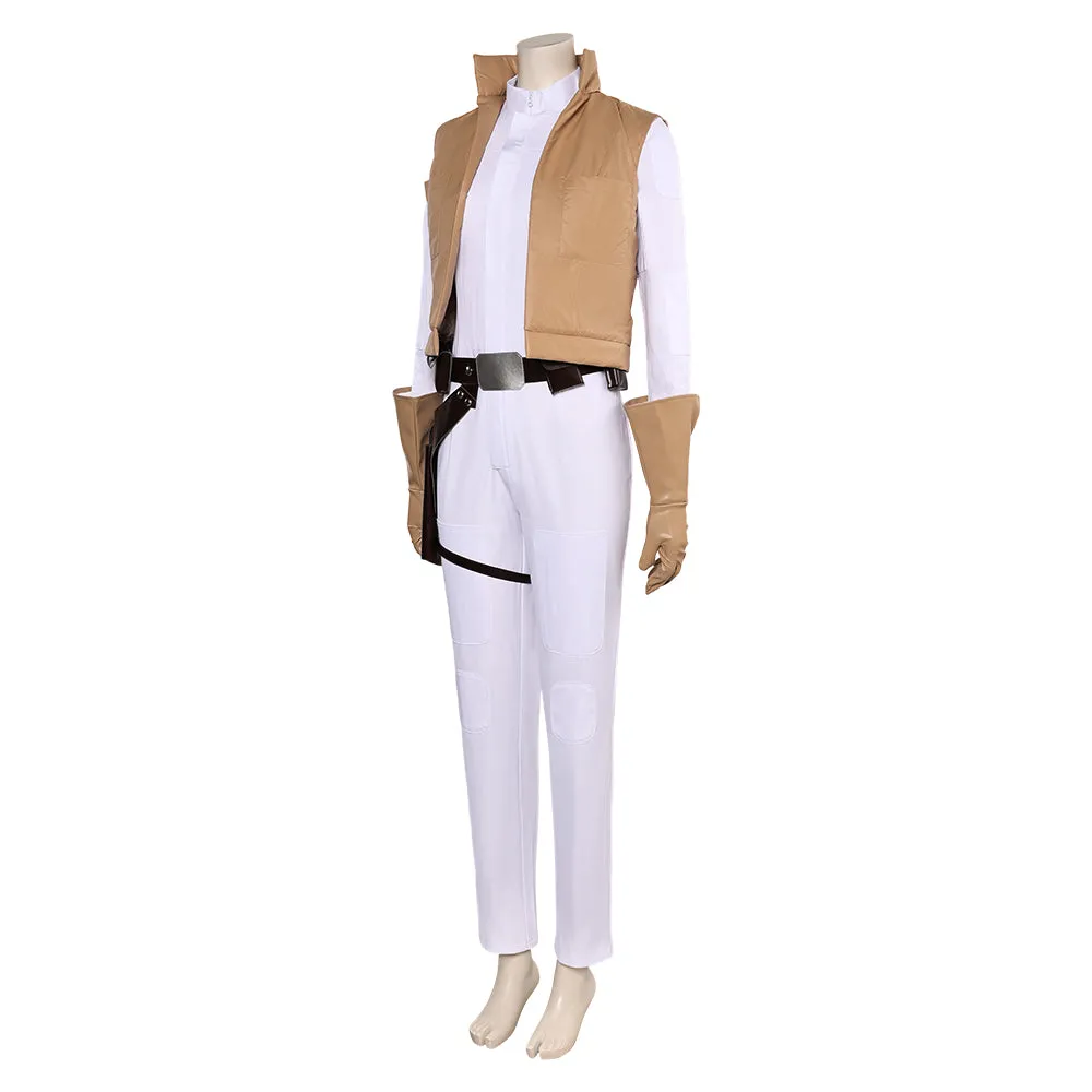Princess Leia Movie Figure Cosplay Costume Outfits Halloween Carnival Suit