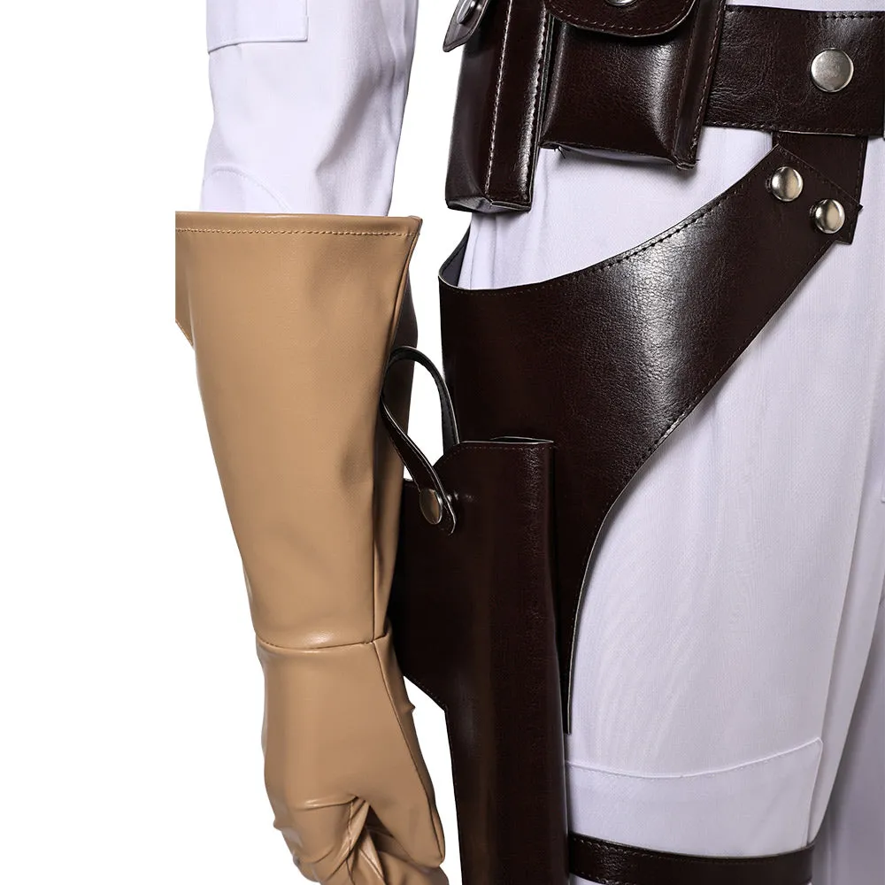 Princess Leia Movie Figure Cosplay Costume Outfits Halloween Carnival Suit