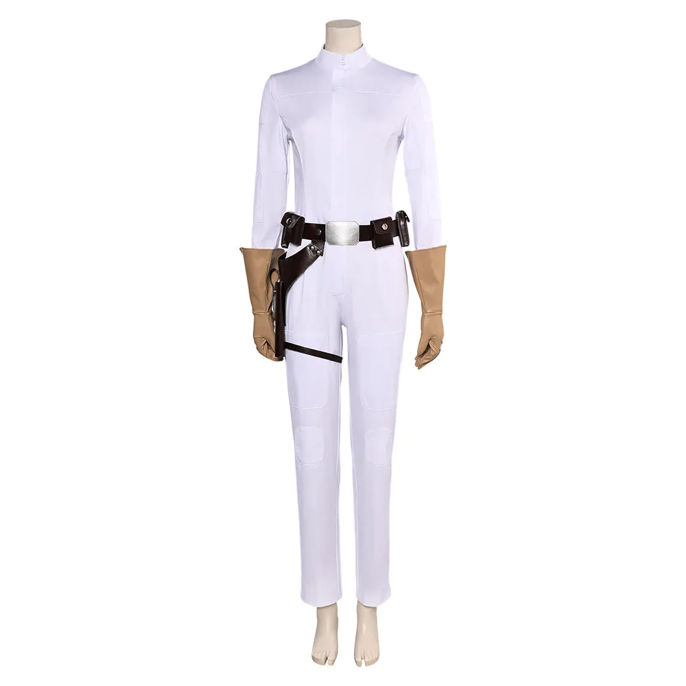 Princess Leia Movie Figure Cosplay Costume Outfits Halloween Carnival Suit
