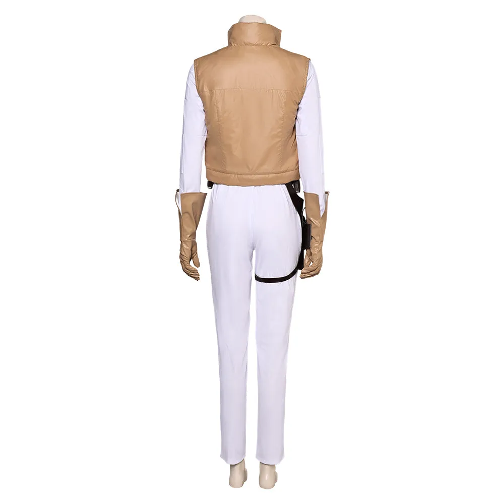 Princess Leia Movie Figure Cosplay Costume Outfits Halloween Carnival Suit
