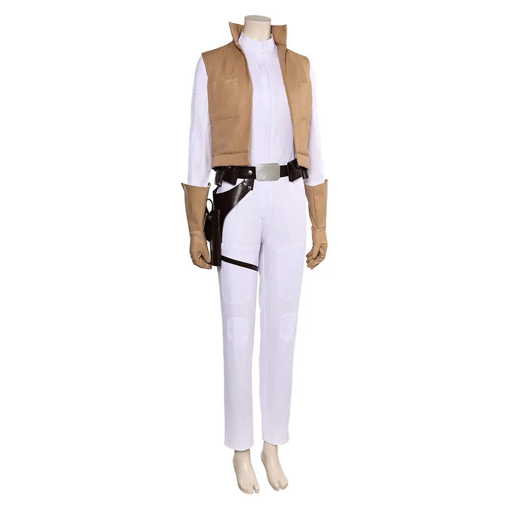 Princess Leia Movie Figure Cosplay Costume Outfits Halloween Carnival Suit
