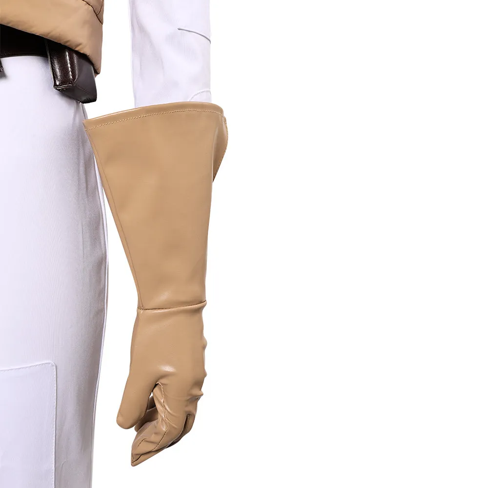 Princess Leia Movie Figure Cosplay Costume Outfits Halloween Carnival Suit