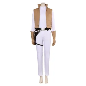 Princess Leia Movie Figure Cosplay Costume Outfits Halloween Carnival Suit