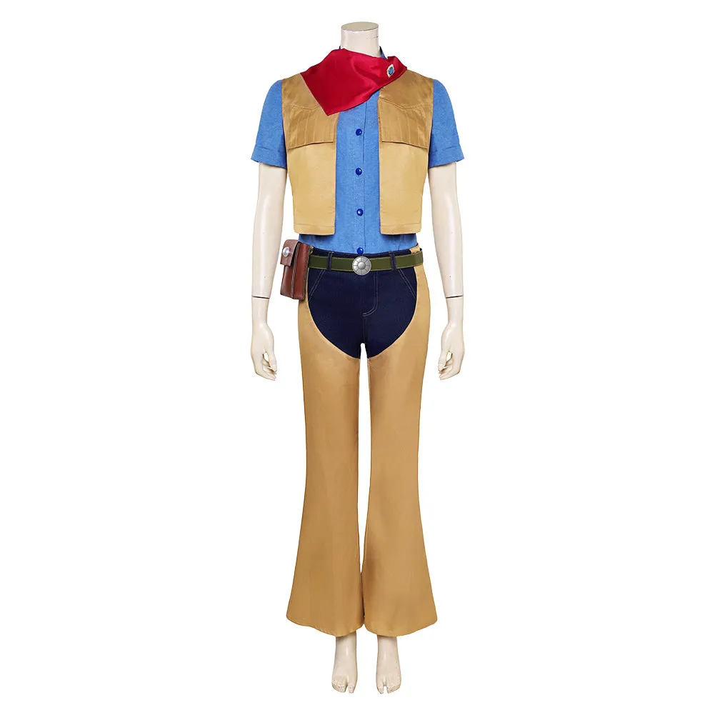 Princess Peach: Showtime! Cowgirl Peach Cosplay Costume Outfits