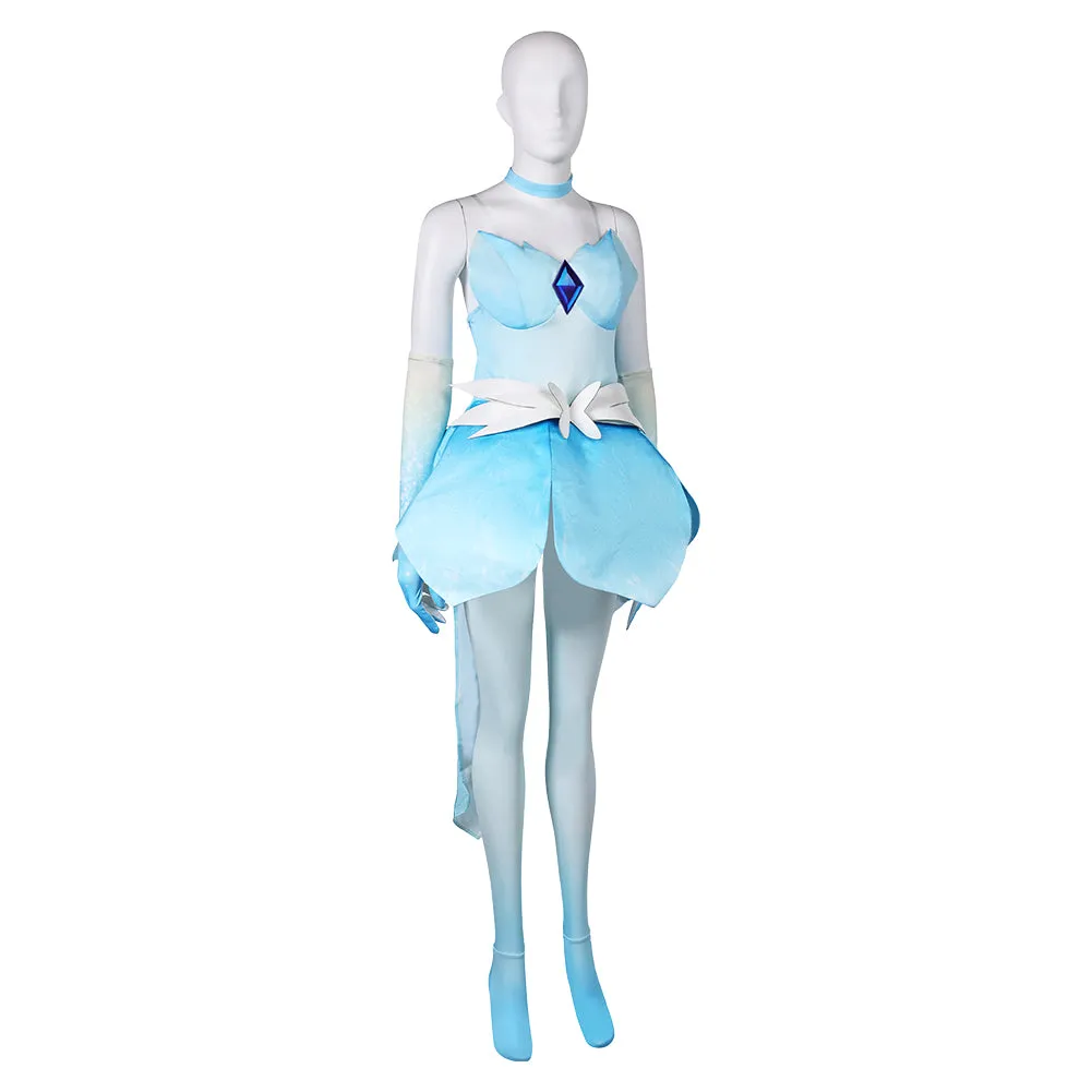 Princess Peach: Showtime! Skater Peach Adult Cosplay Costume Outfits Halloween Carnival Suit