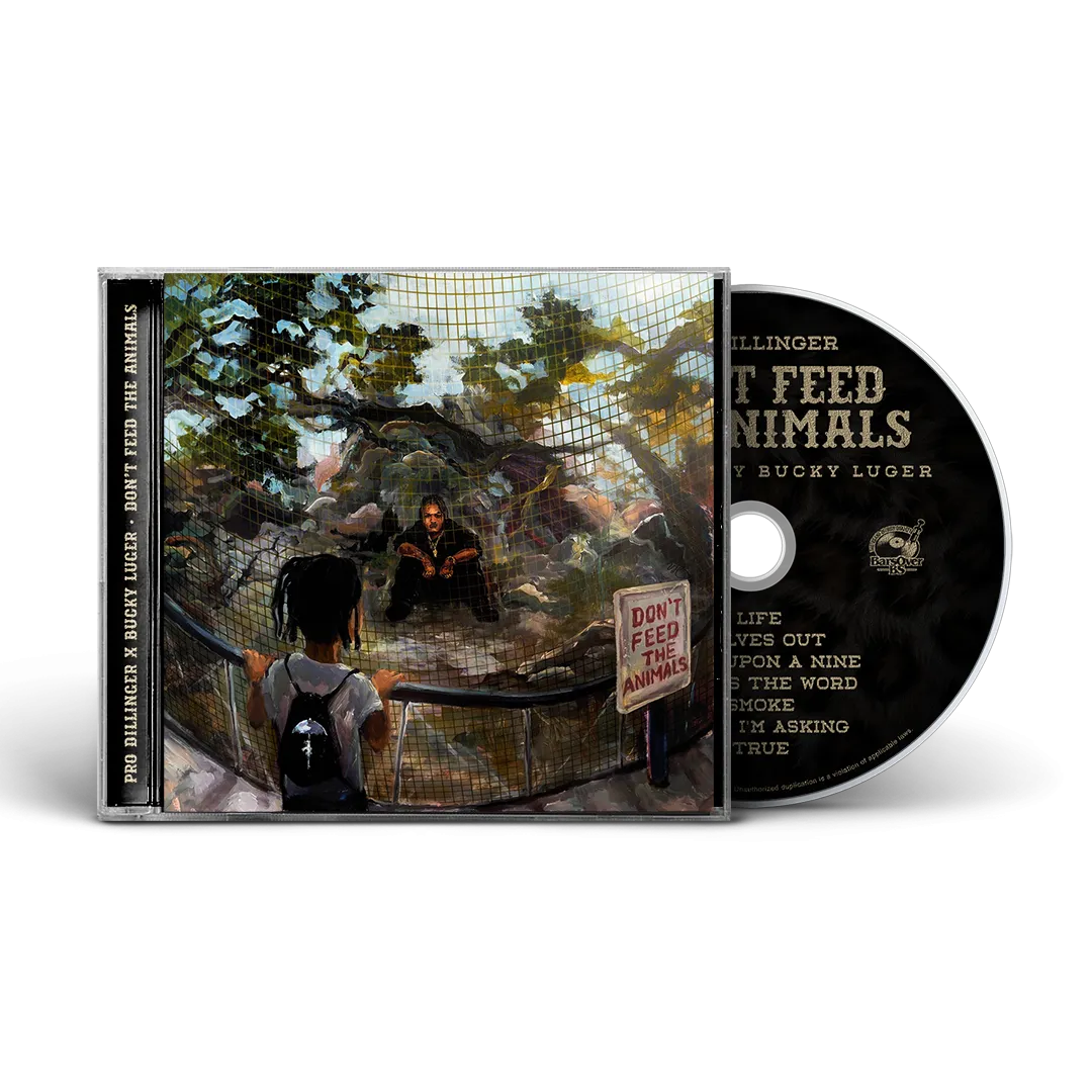 Pro Dillinger x Bucky Luger - Don't Feed The Animals (Jewel Case CD)