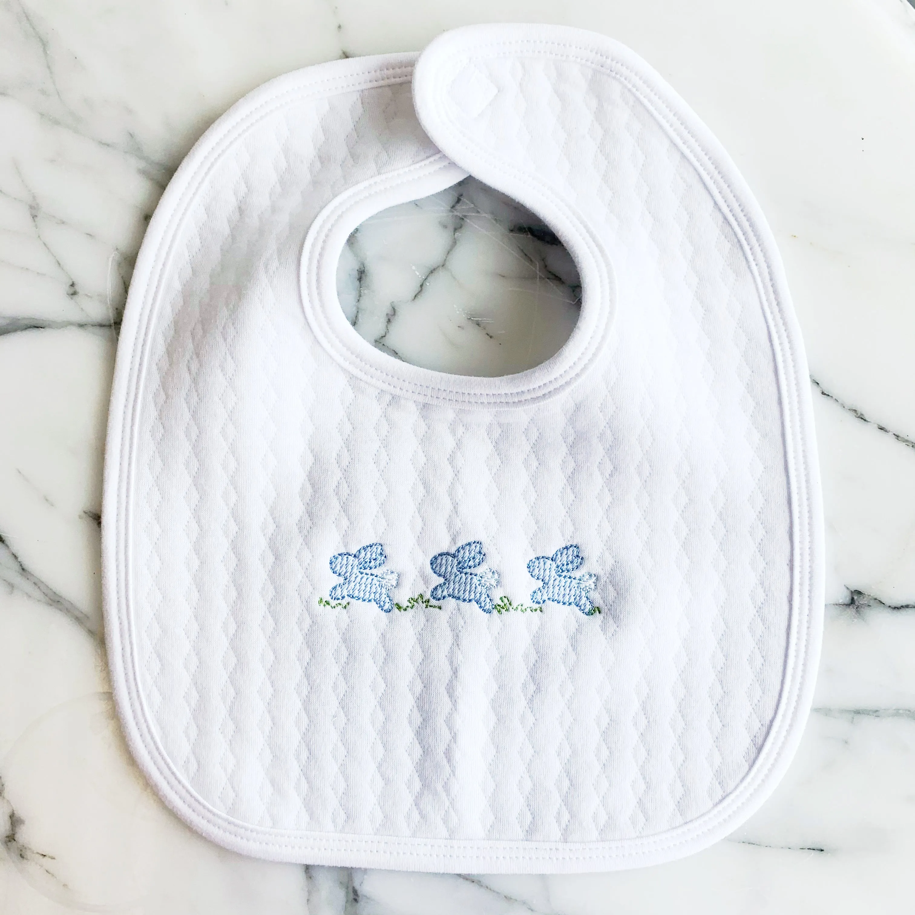 Quilted Bib and Blanket set