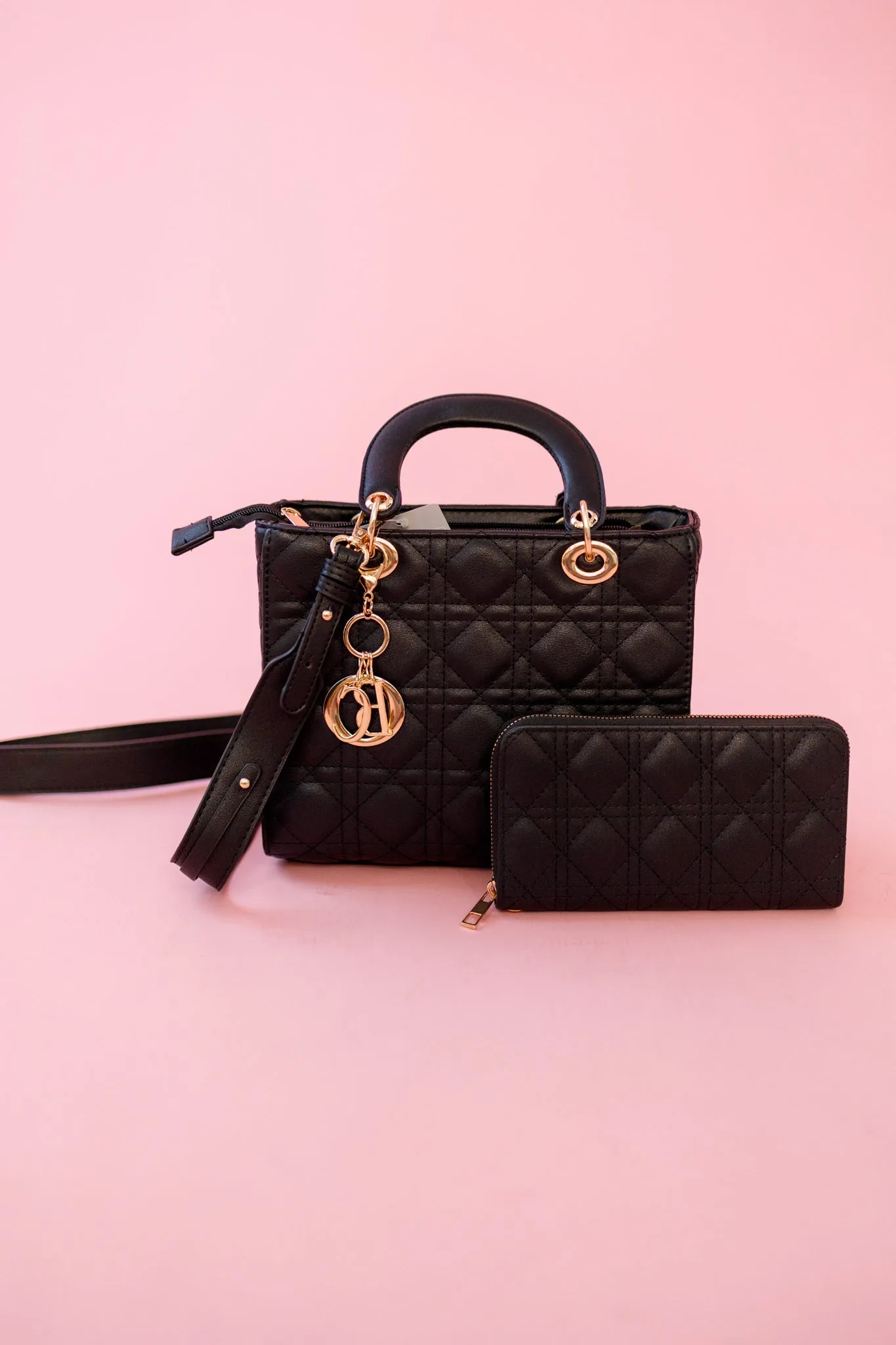 Quilted Top Handle 2 in 1 Satchel, VARIOUS