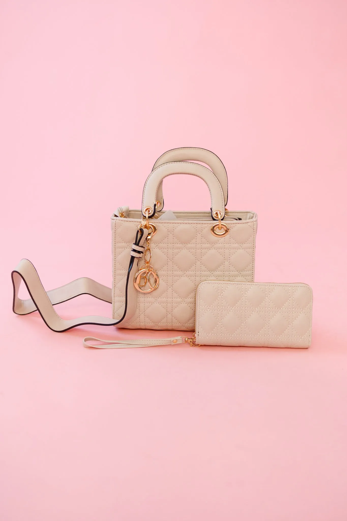 Quilted Top Handle 2 in 1 Satchel, VARIOUS