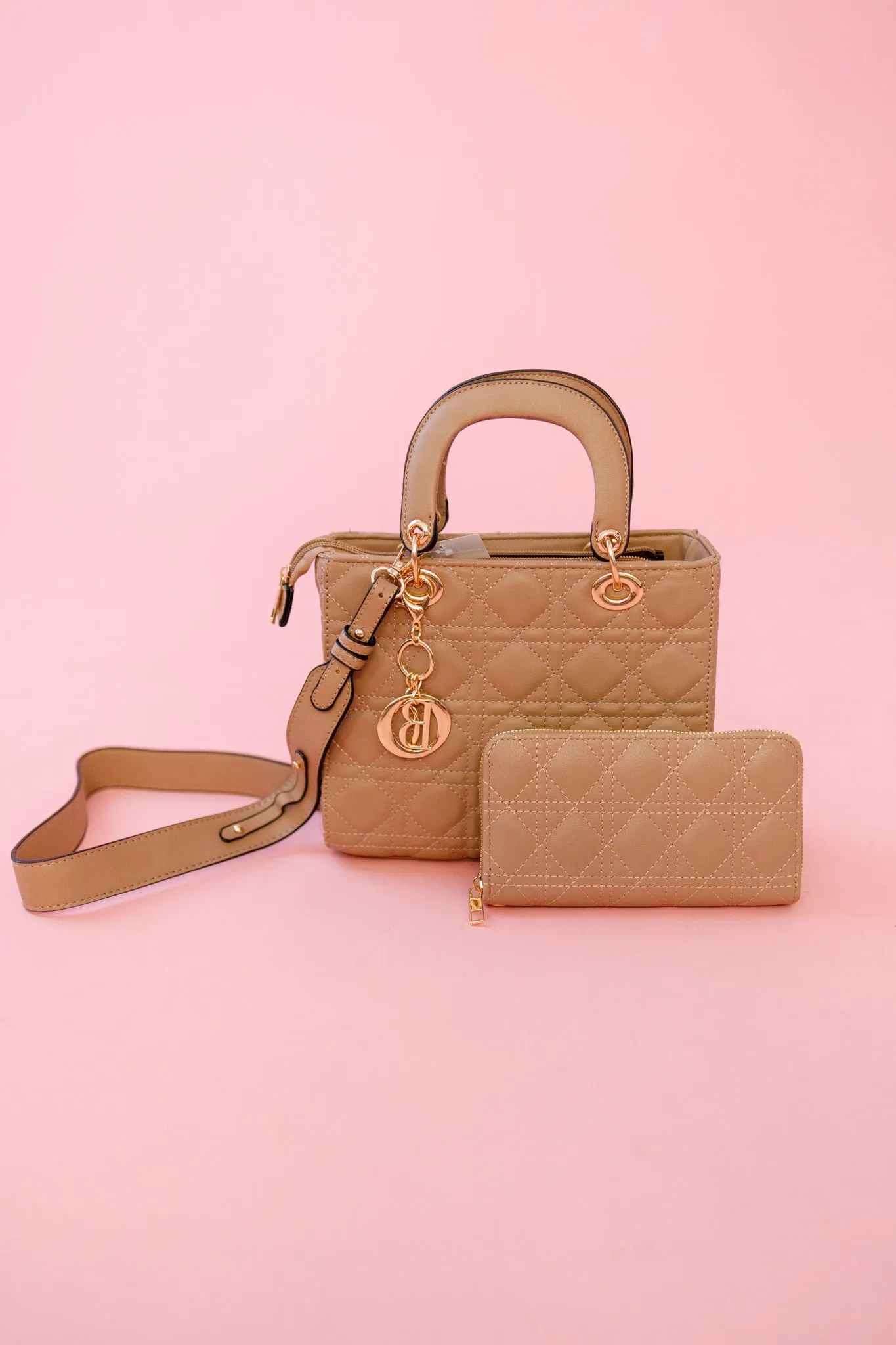 Quilted Top Handle 2 in 1 Satchel, VARIOUS
