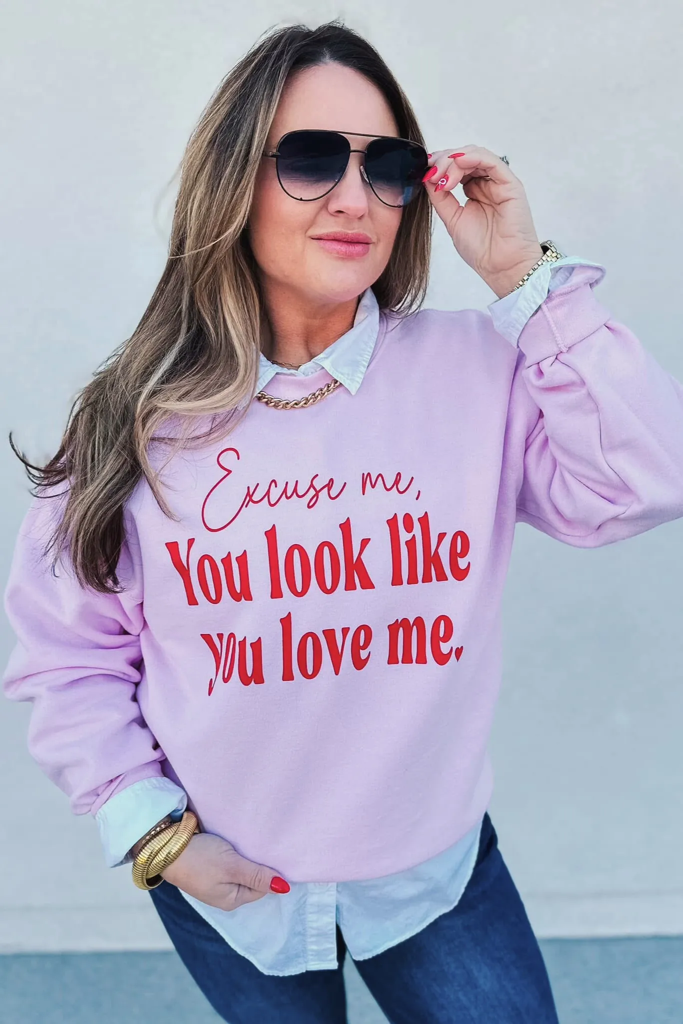 "Excuse Me" Sweatshirt, S-2XL