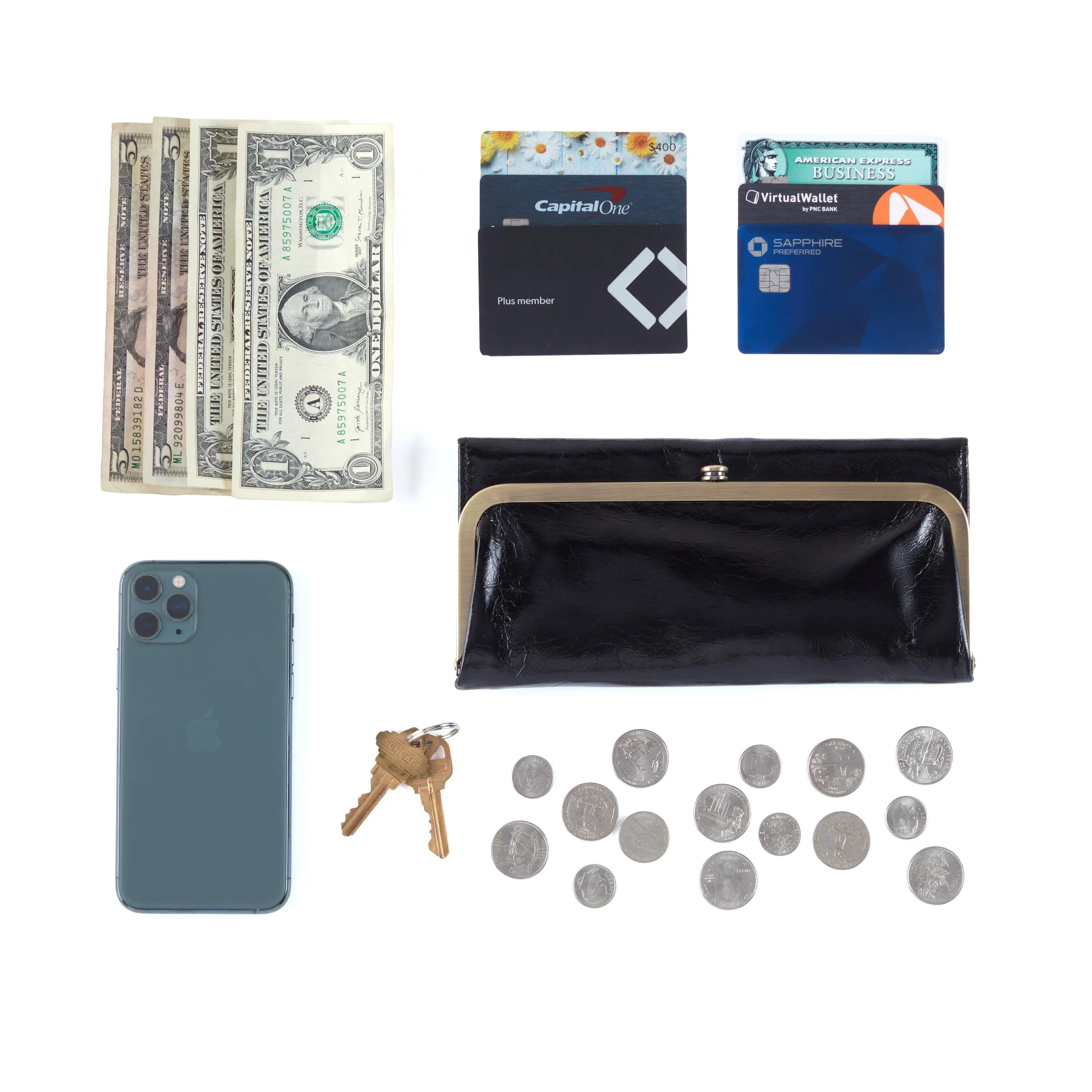 Rachel Continental Wallet In Polished Leather - Natural