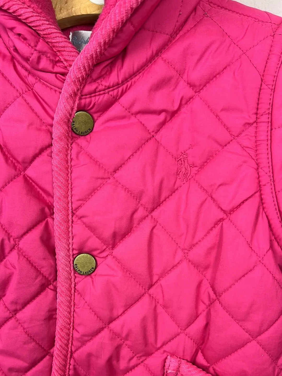 Ralph Lauren Pink Quilted Snowsuit 9m