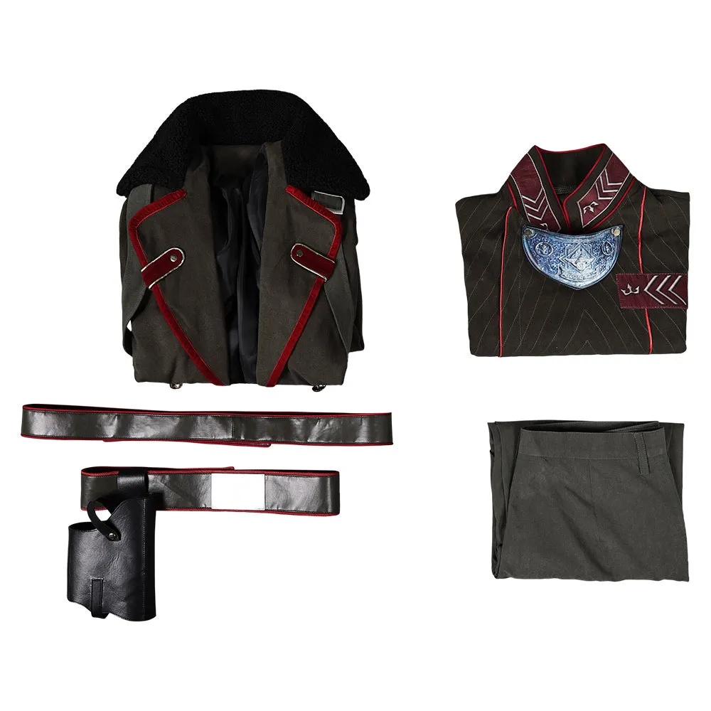Rebel Moon Part One: A Child of Fire Admiral Atticus Noble Black Military Uniform Cosplay Costume Outfits