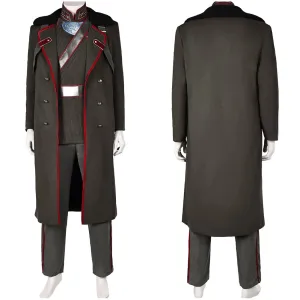 Rebel Moon Part One: A Child of Fire Admiral Atticus Noble Black Military Uniform Cosplay Costume Outfits
