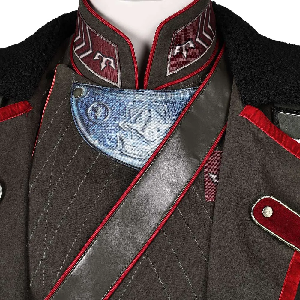 Rebel Moon Part One: A Child of Fire Admiral Atticus Noble Black Military Uniform Cosplay Costume Outfits