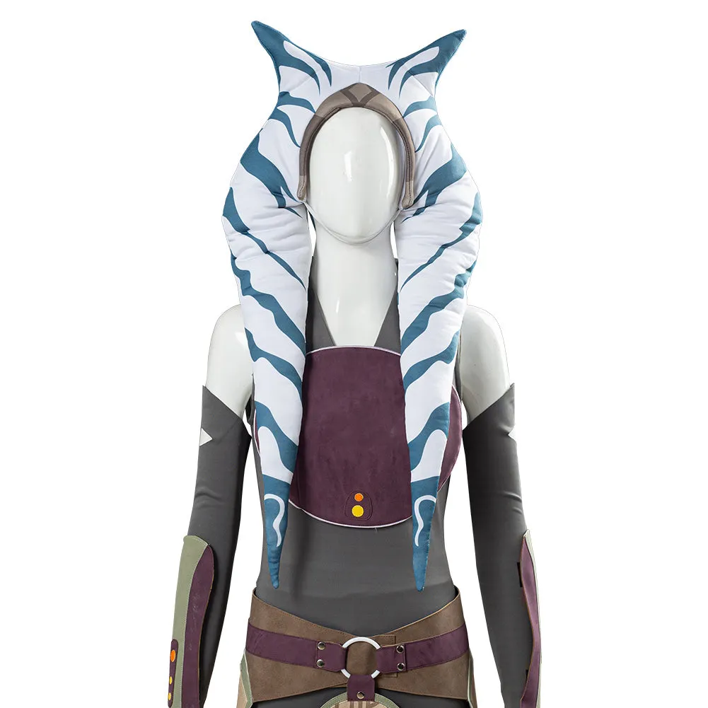 Rebels Ahsoka Tano Women Dress Outfit Cosplay Costume Halloween Carnival Costume