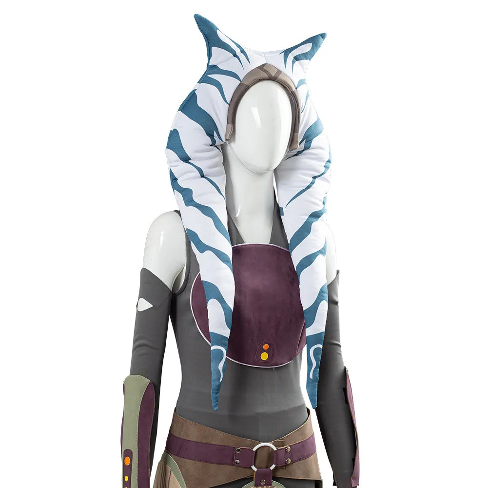 Rebels Ahsoka Tano Women Dress Outfit Cosplay Costume Halloween Carnival Costume