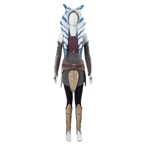 Rebels Ahsoka Tano Women Dress Outfit Cosplay Costume Halloween Carnival Costume