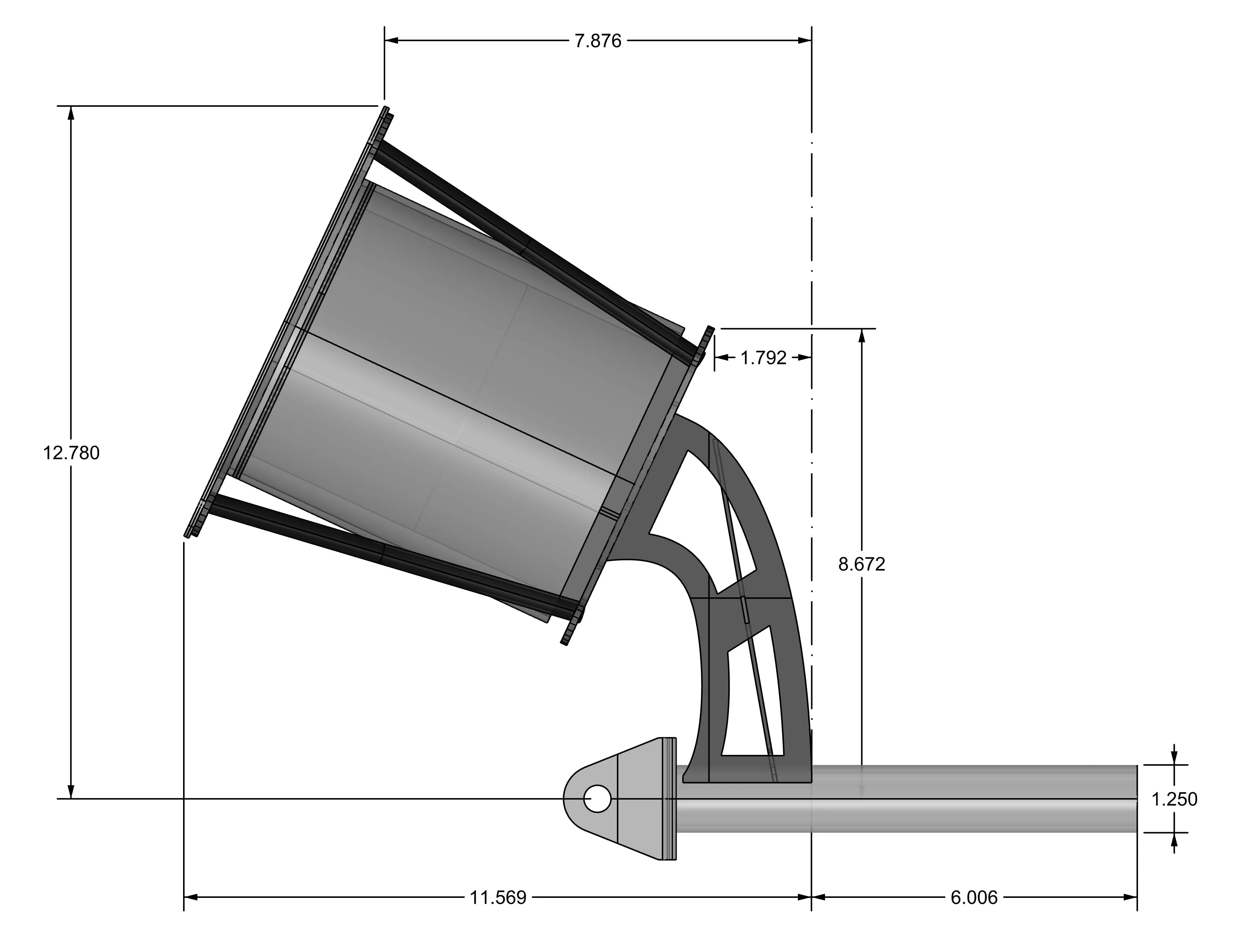 Removable Spring Launcher Parachute Adapter