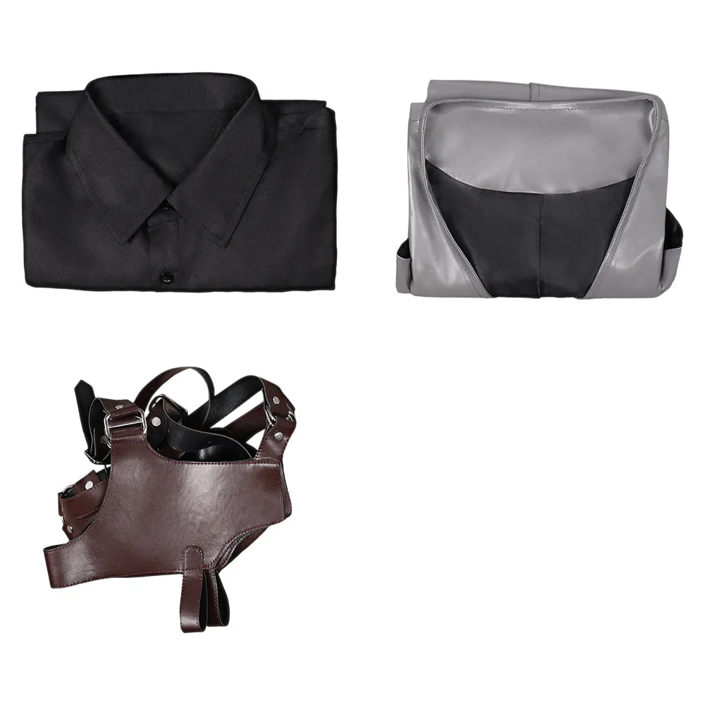 Resident Evil 4 Remake Wesker Secret Service Agent Suit Cosplay Costume Outfits