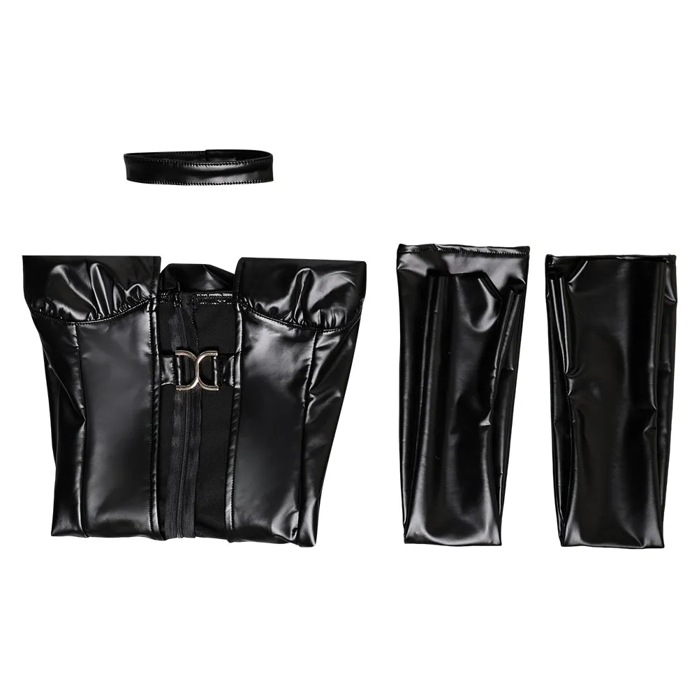 Resident Evil Ada Wong Original Black Sexy Gown Dress Cosplay Costume Outfits Halloween Carnival Suit