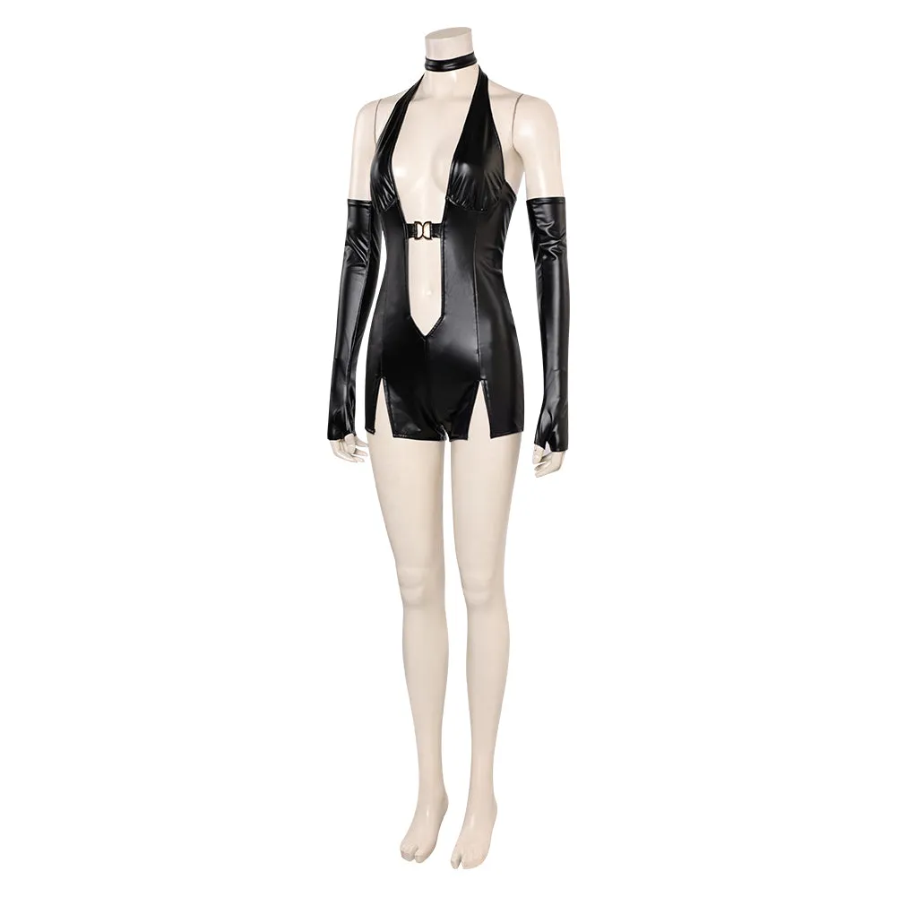 Resident Evil Ada Wong Original Black Sexy Gown Dress Cosplay Costume Outfits Halloween Carnival Suit