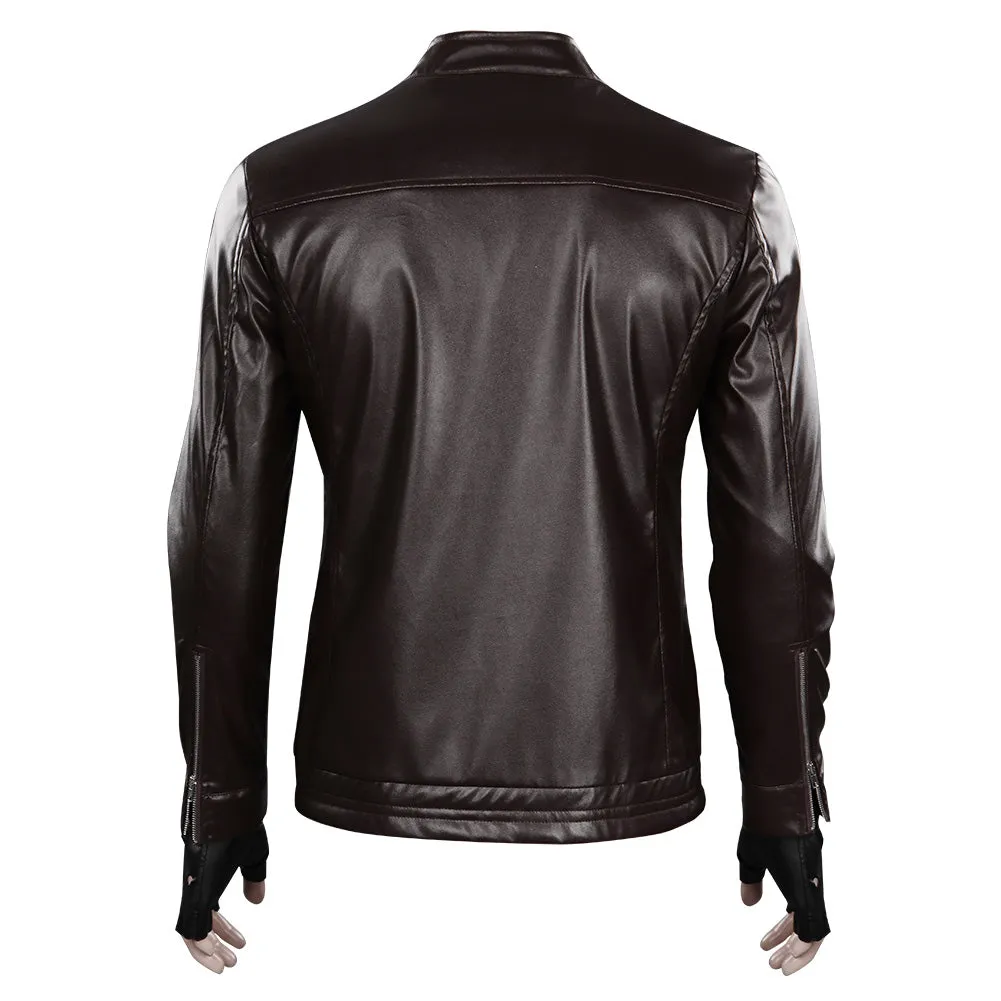 Resident Evil: Infinite Darkness Leon Scott Kennedy Coat Cosplay Costume Halloween Carnival Suit