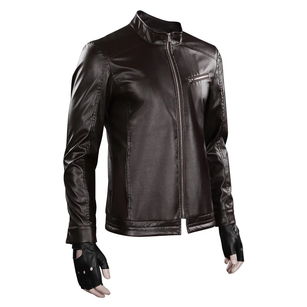 Resident Evil: Infinite Darkness Leon Scott Kennedy Coat Cosplay Costume Halloween Carnival Suit