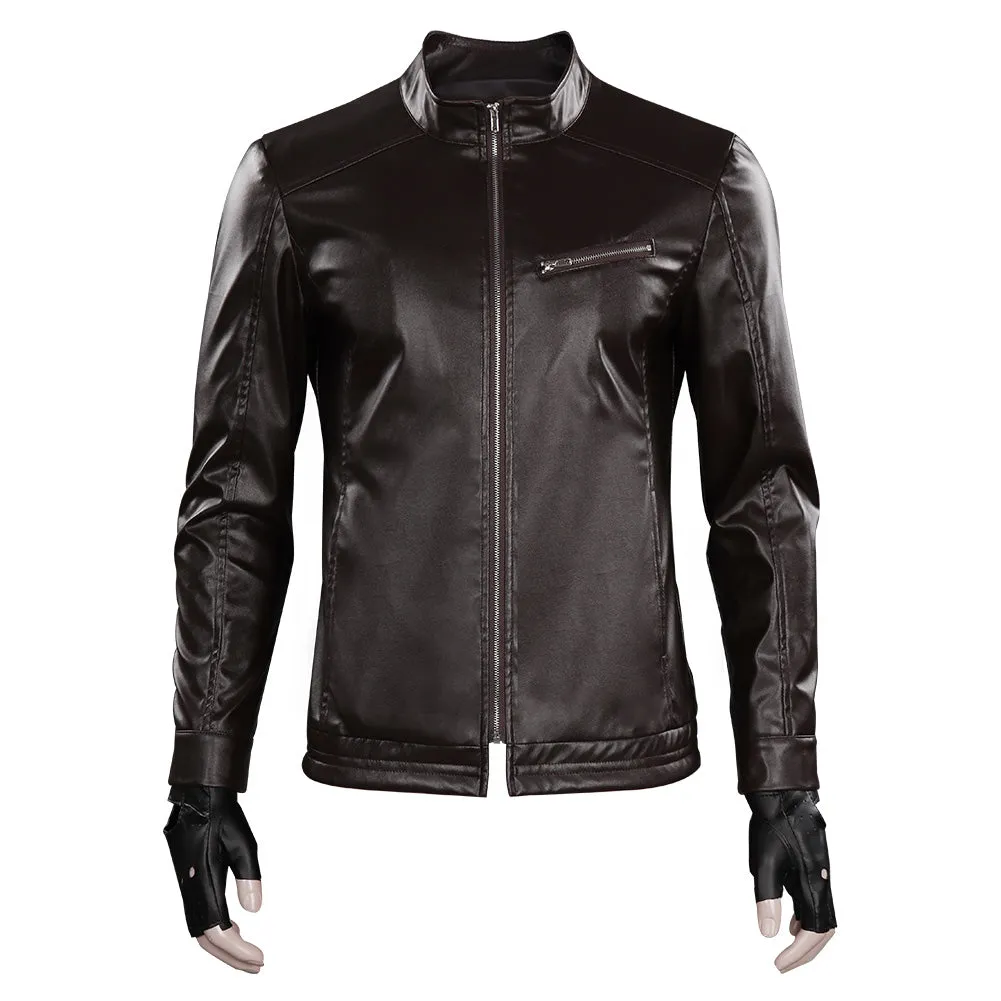 Resident Evil: Infinite Darkness Leon Scott Kennedy Coat Cosplay Costume Halloween Carnival Suit