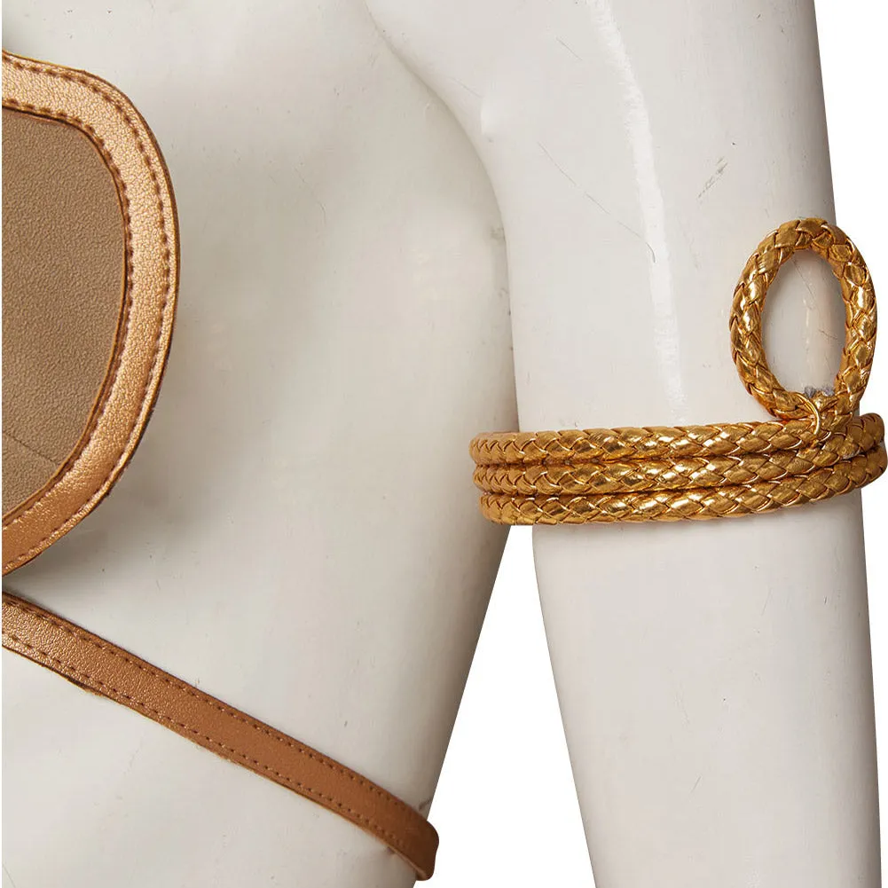 Return of the Jedi Leia Slave Leia Metal Bikini Cosplay Costume Outfits Halloween Carnival Suit