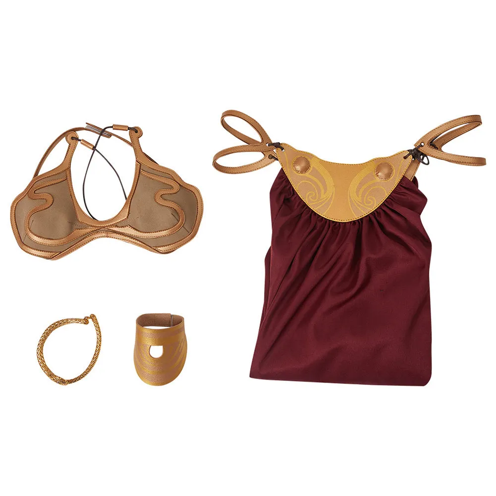 Return of the Jedi Leia Slave Leia Metal Bikini Cosplay Costume Outfits Halloween Carnival Suit