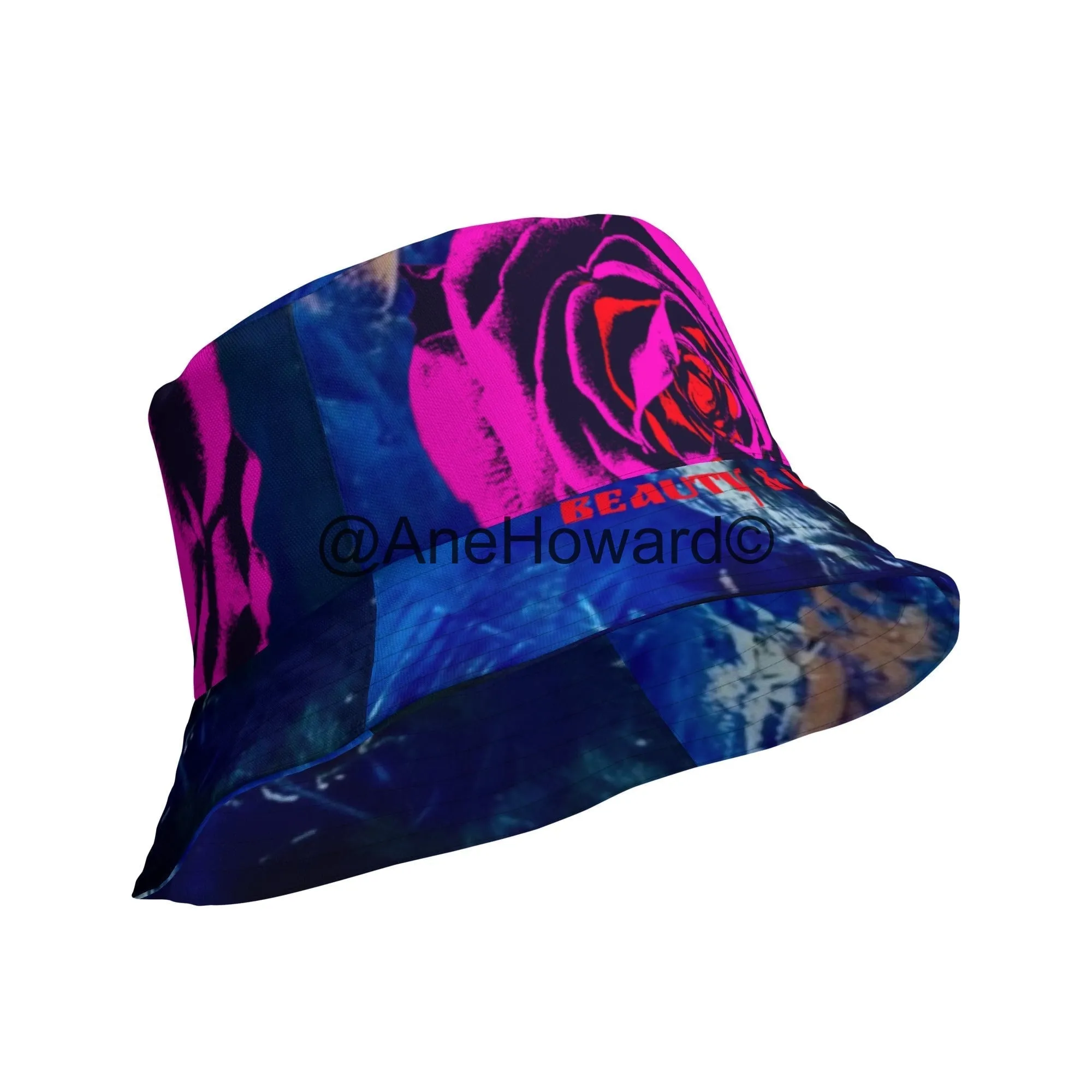 Reversible bucket hat Chakras, Beauty and Love