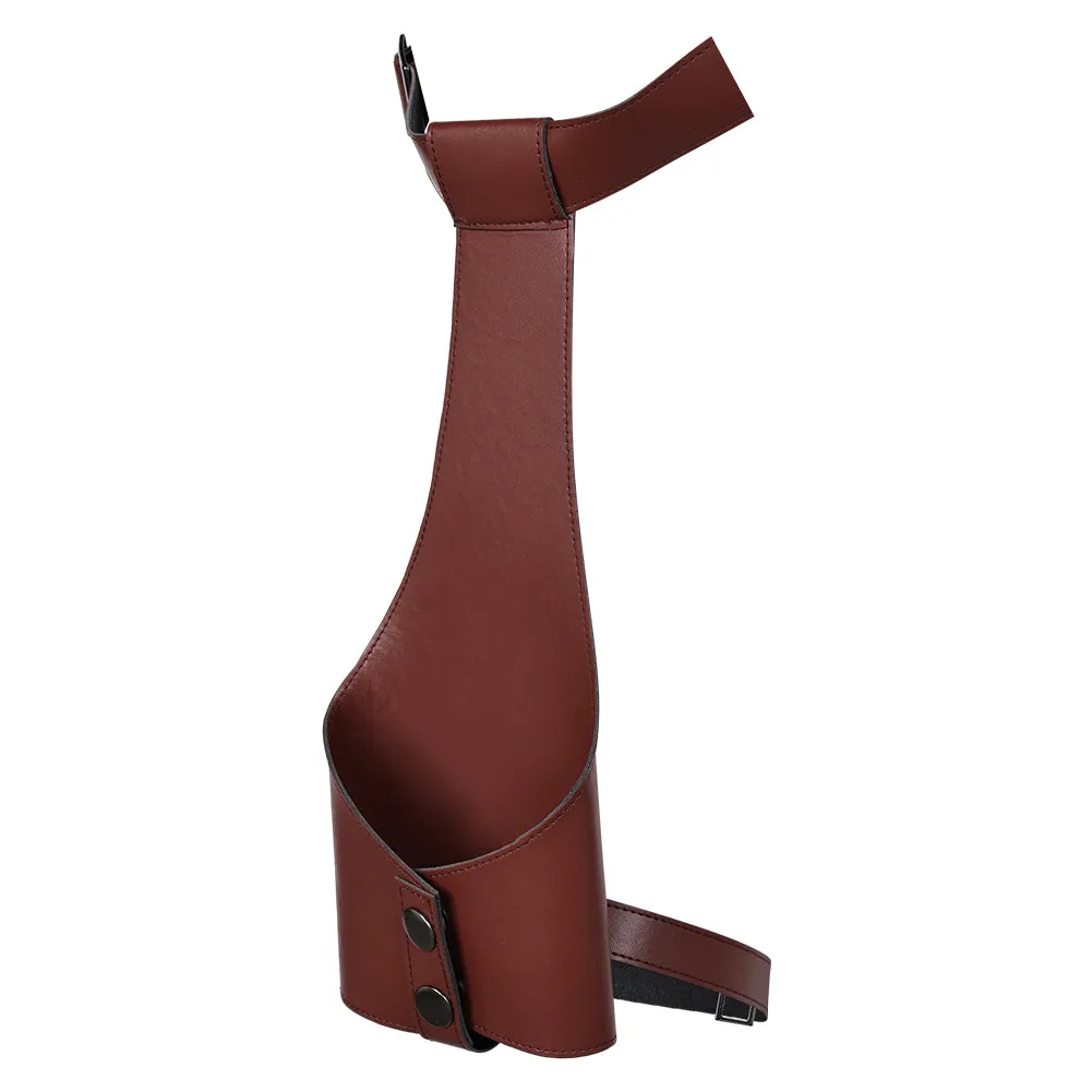 Rey Skywalker Movie Character Composite Leather Belt Gun Pouch Cosplay Costume Outfits Halloween Carnival Suit