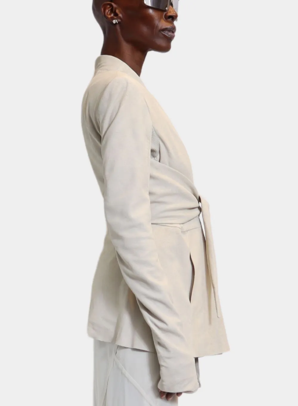 RICK OWENS | Leather LS Strutter Jacket