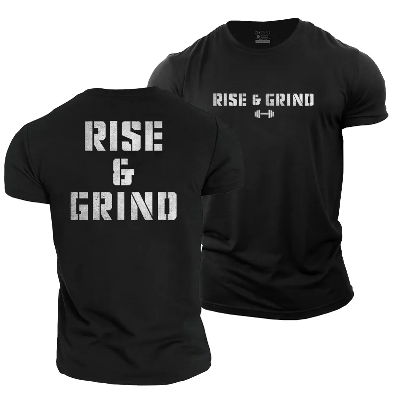 Rise And Grind Cotton T-Shirt