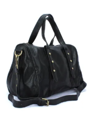 rivet retro satchel
