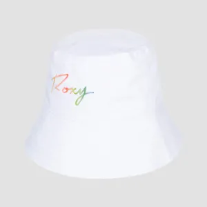 Roxy Poppy Reversible Bucket Hat Regatta Over The Rainbow - Womens