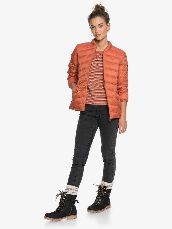 Roxy Womens Coast Road Lightweight Packable Padded Jacket