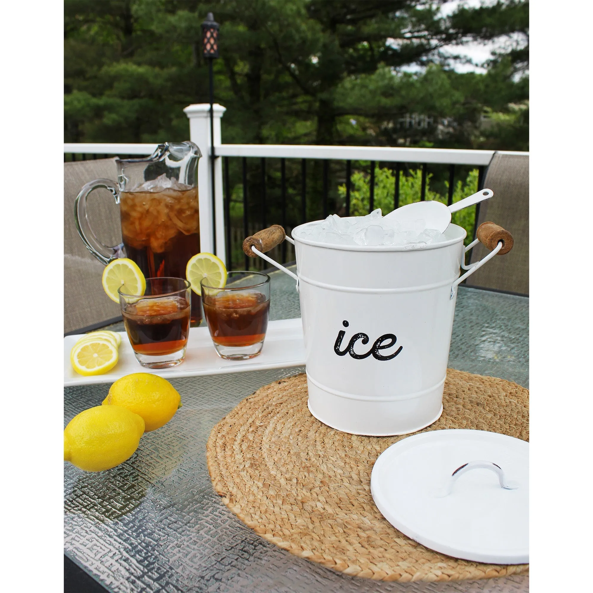 Rustic Enamelware Ice Bucket (Case of 8)