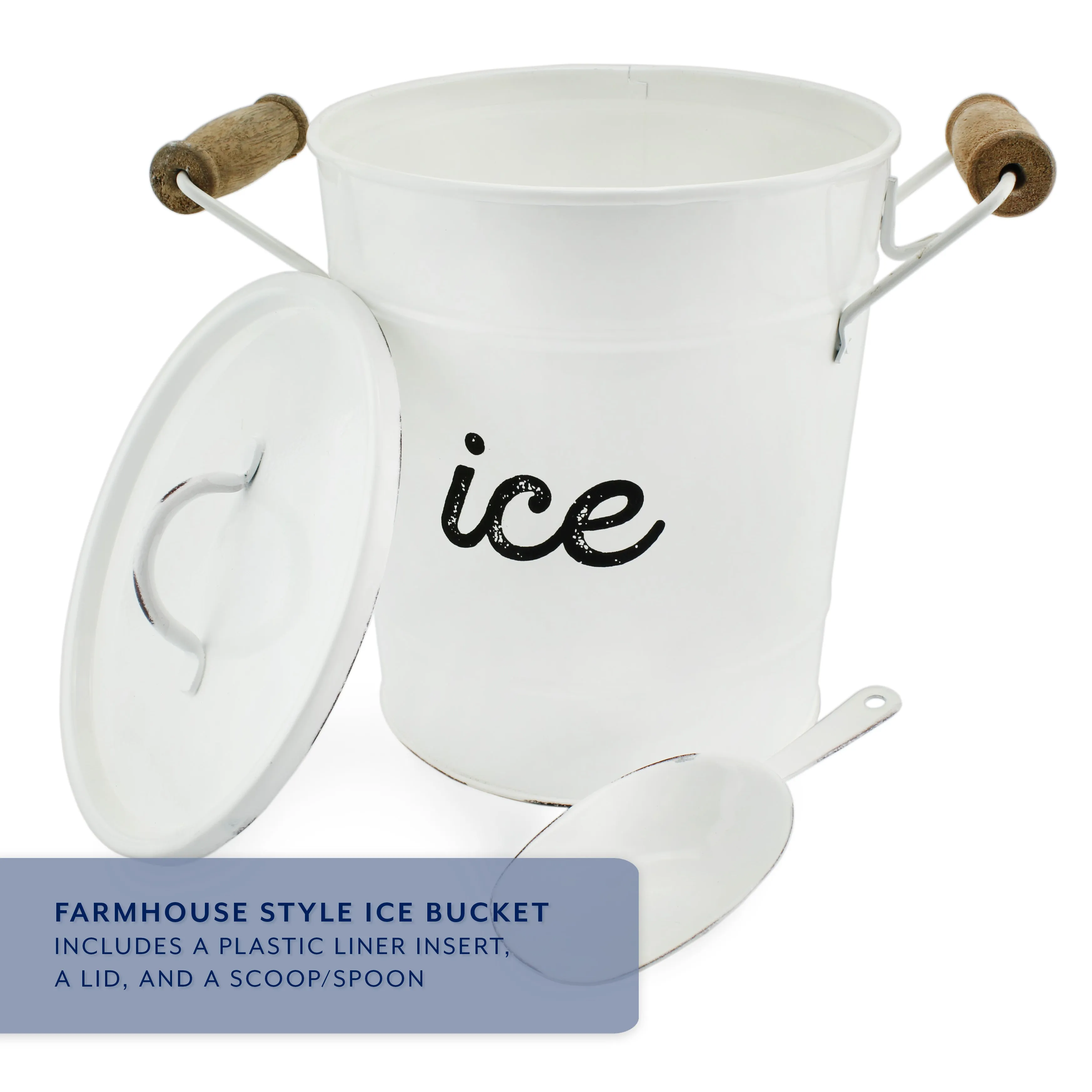 Rustic Enamelware Ice Bucket (Case of 8)