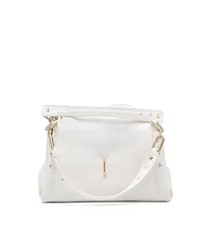 S Satchel - Bianco Lana
