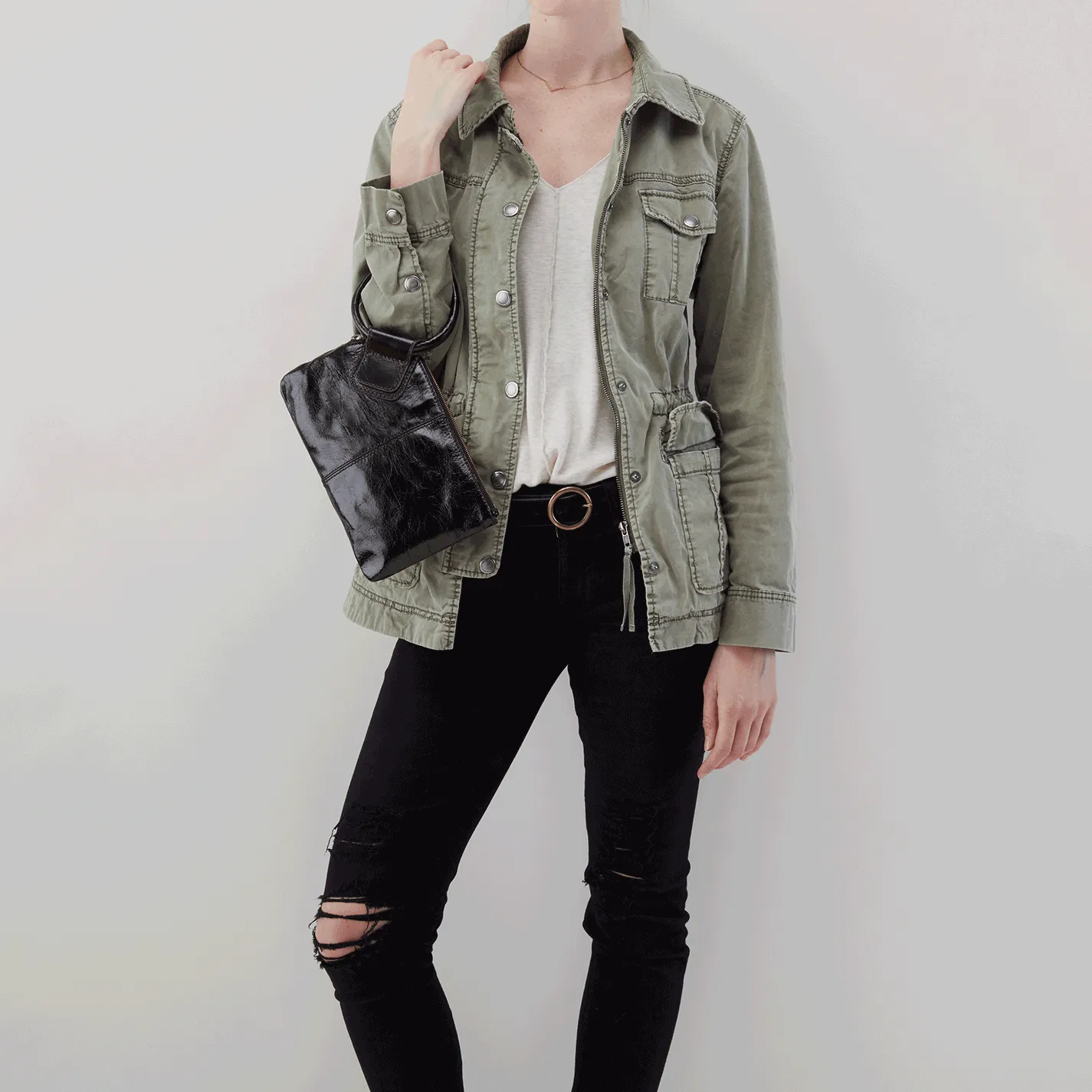 Sable Wristlet Clutch